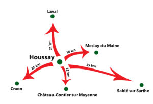 Carte localisation Houssay